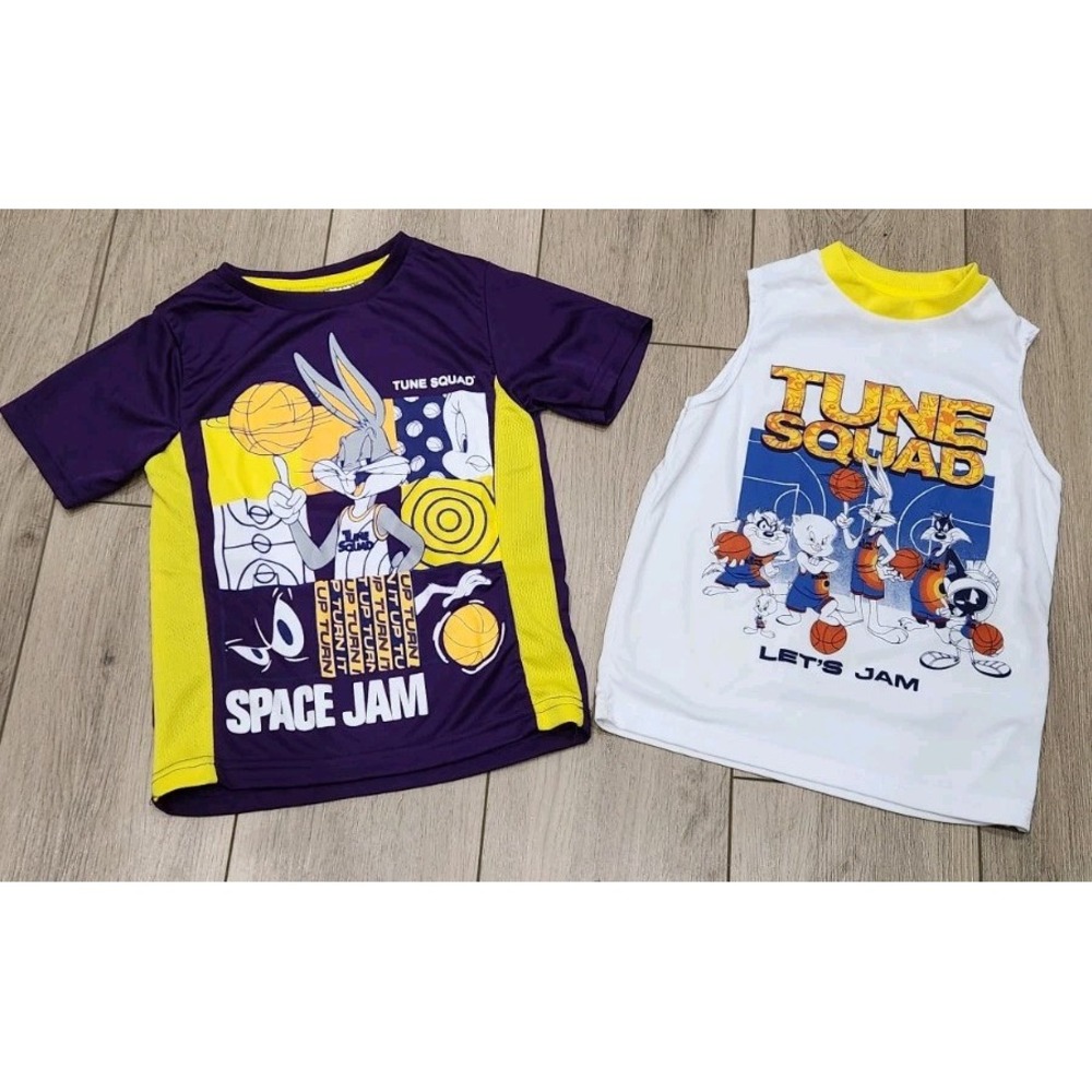 Space Jam a New Legacy Tune Squad 2 Kids Boys Girls Jerseys Size Small (5/6)
